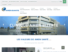 Tablet Screenshot of amensante.com